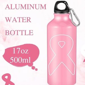 Pink Aluminum Water Bottle 17oz